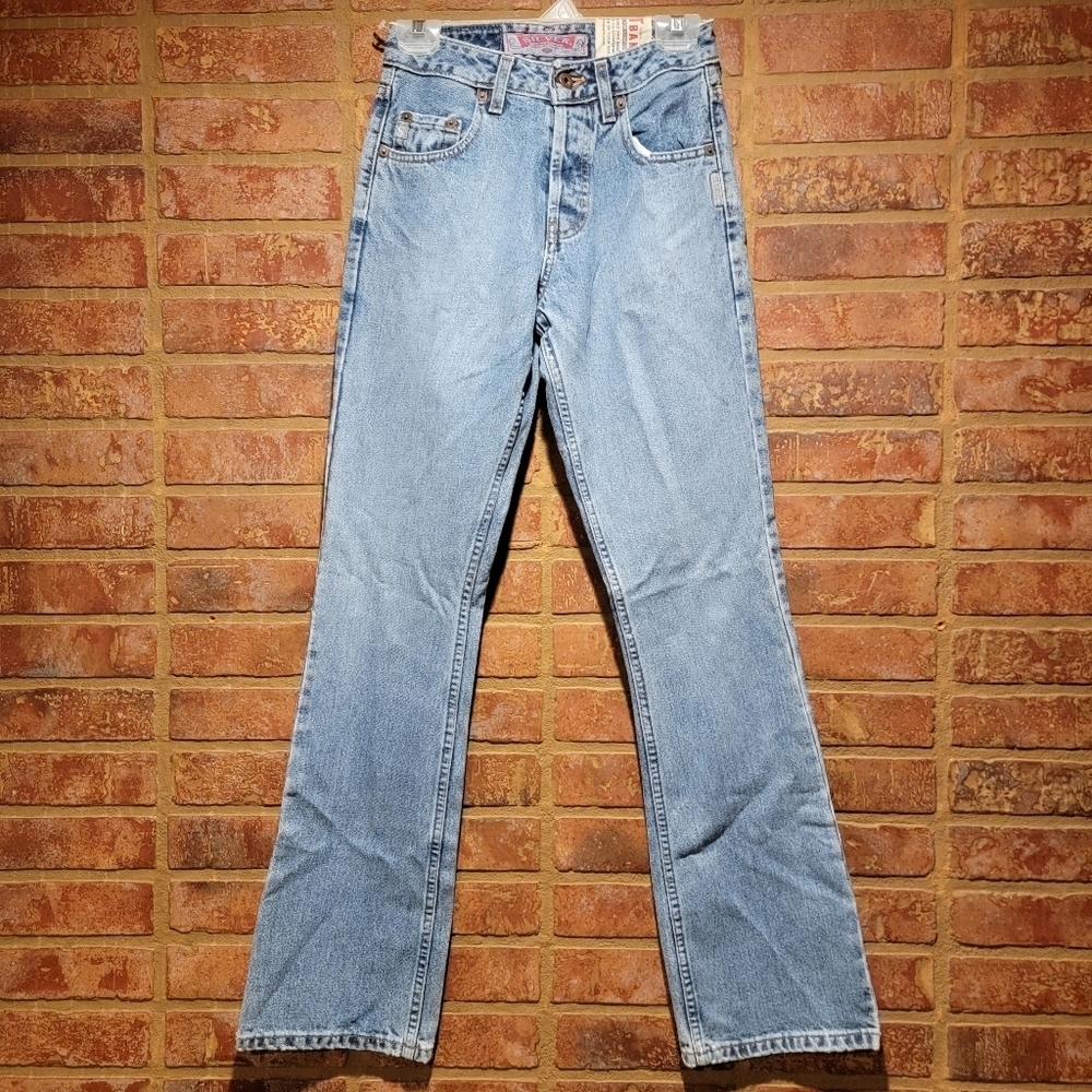 Vintage Silver Hipster Jeans size 25 / 32 NWT